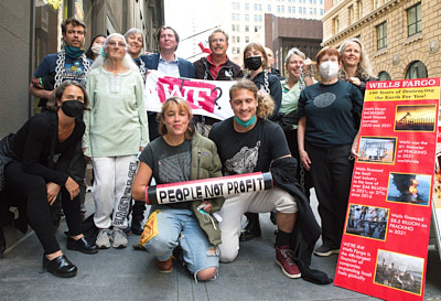 Climate Activists Occupy Wells Fargo Global Headquarters:April 25, 2022